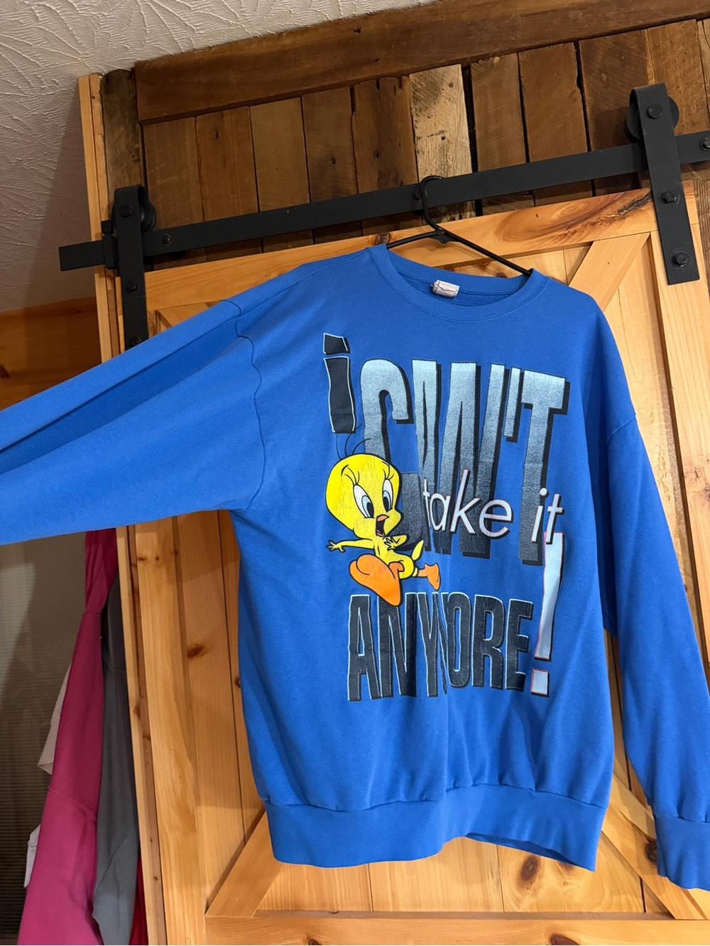 Vintage Loony Toons Tweety Graphic Crewneck Sweatshirt
